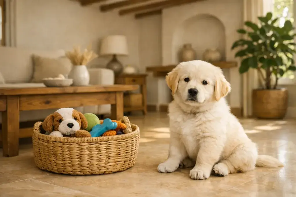 Organizar la casa con un cachorro