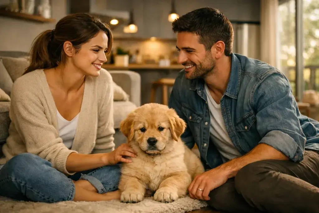 acuerdos básicos en pareja sobre el cachorro