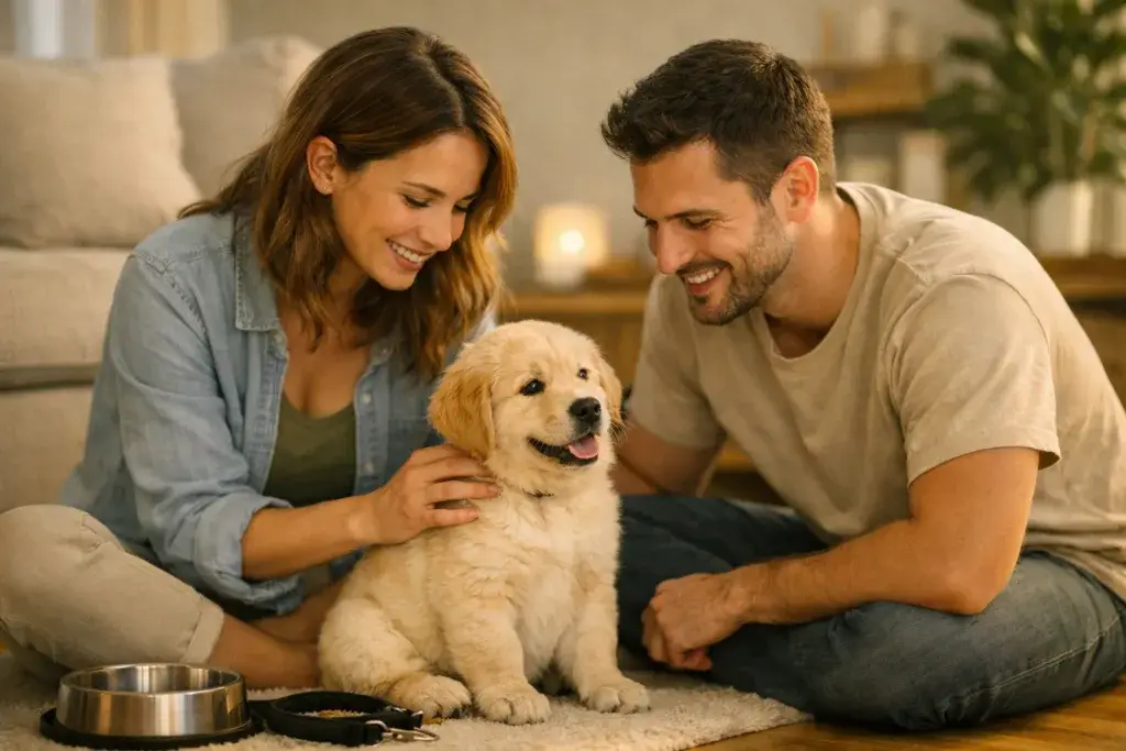 acuerdos en pareja sobre el cachorro