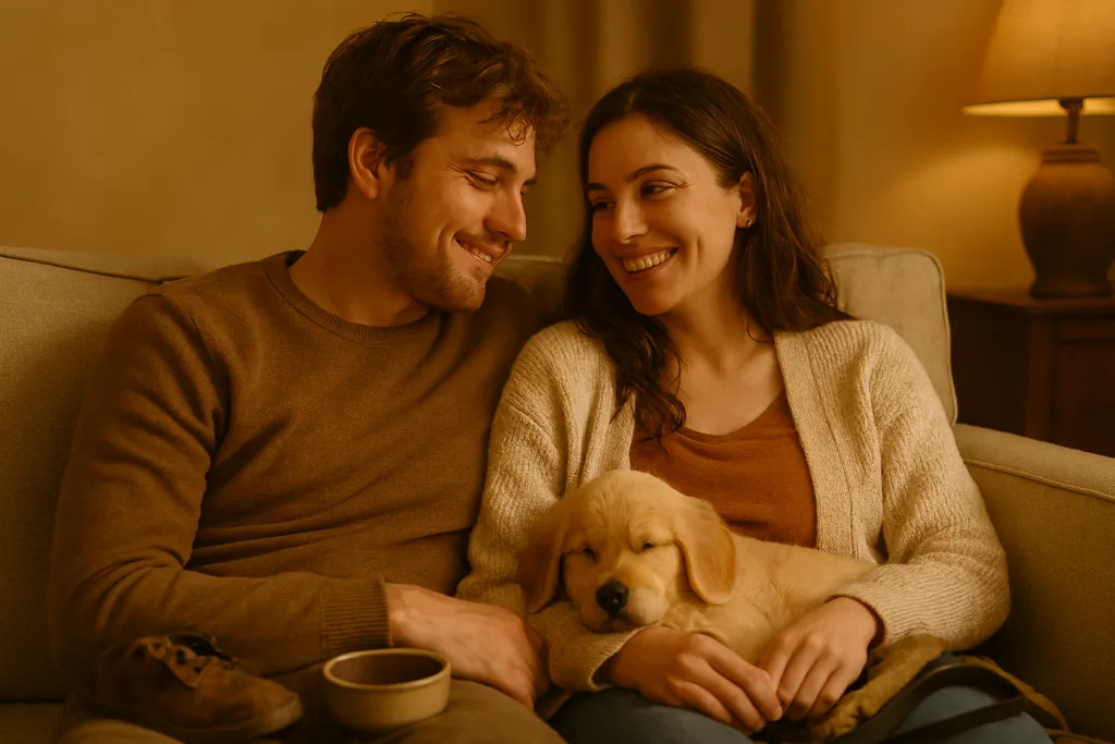 agotamiento en pareja por cachorro