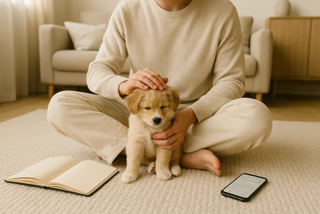 anticipar imprevistos con un cachorro