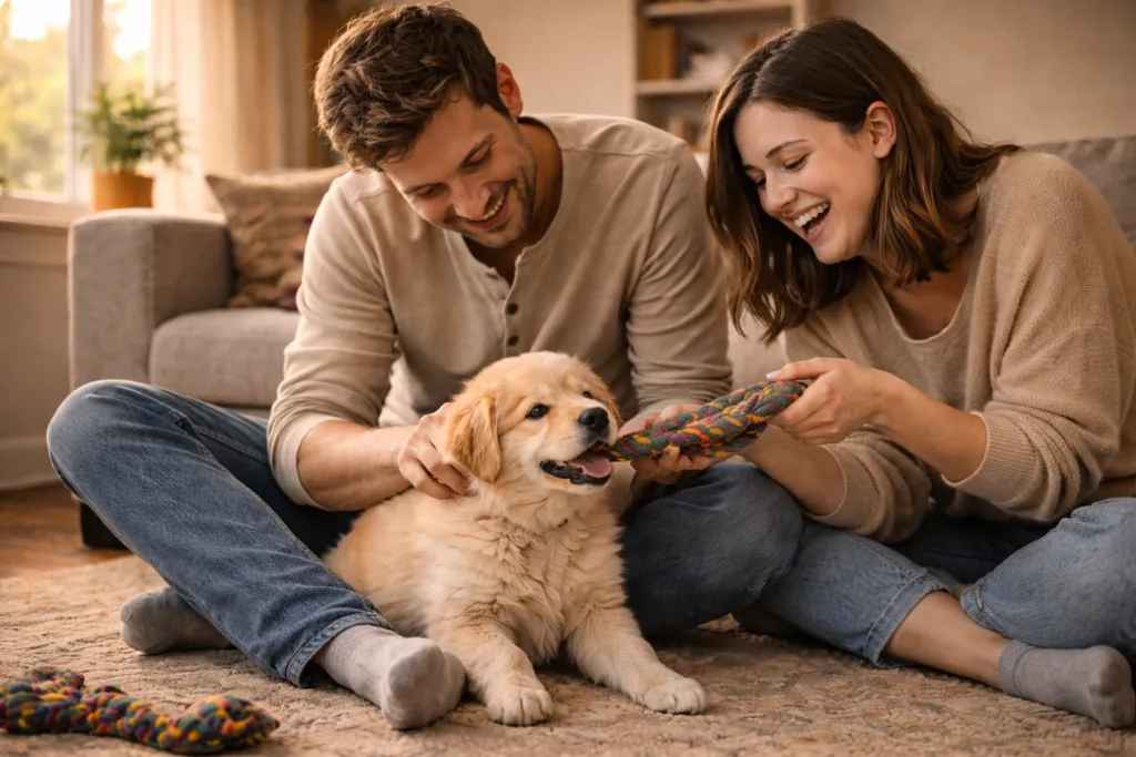 cachorro como proyecto en común