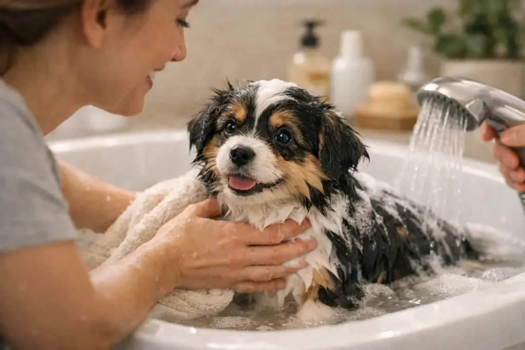 champú para cachorros cuál usar