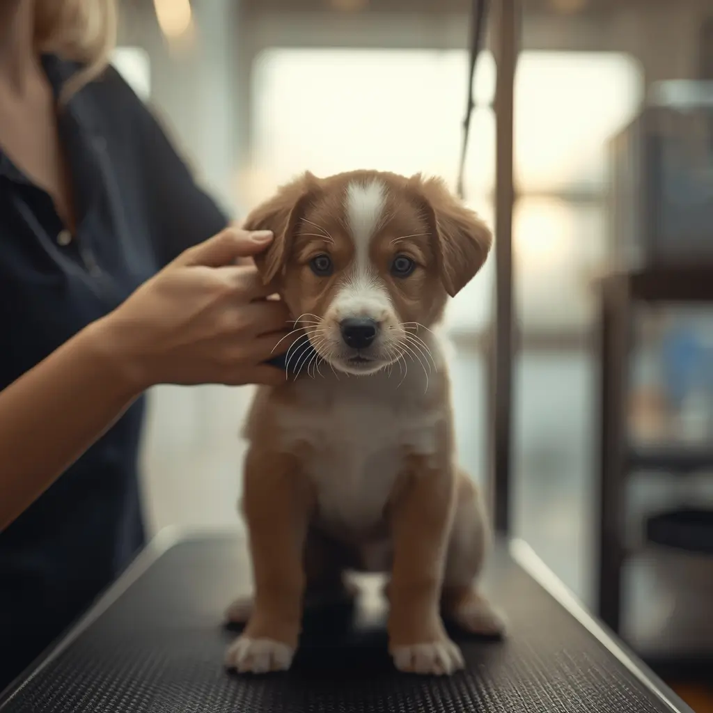 cómo acostumbrar cachorro a la peluquería
