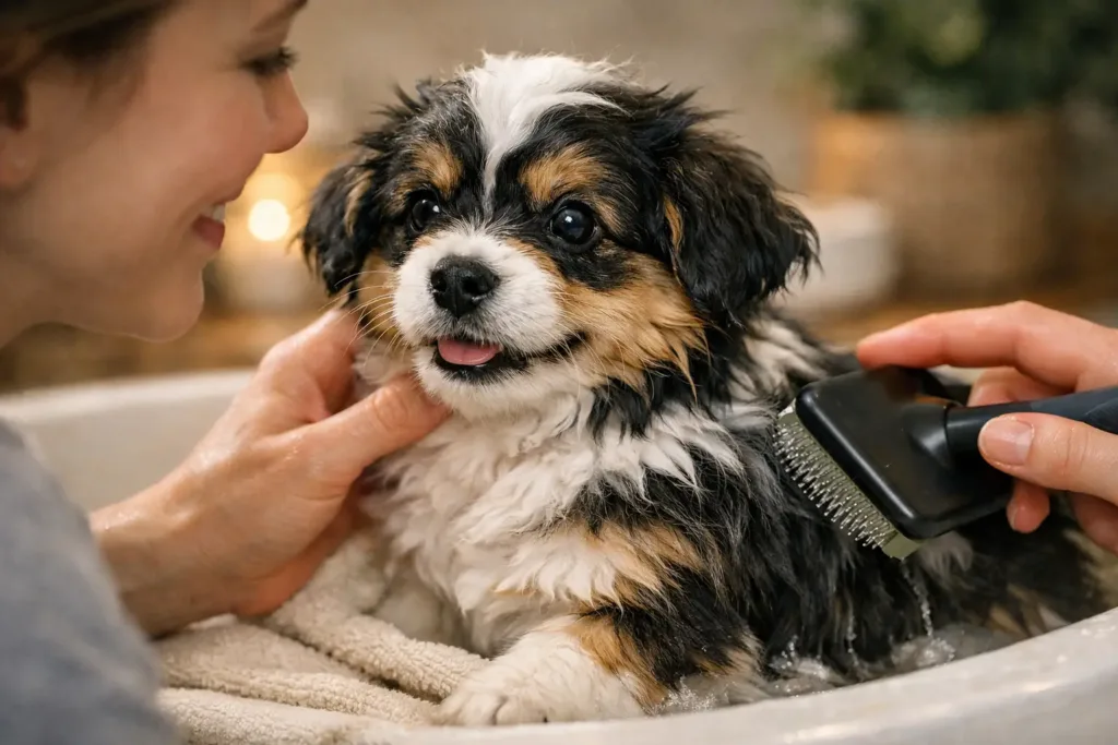 cómo cortar el pelo a un cachorro en casa