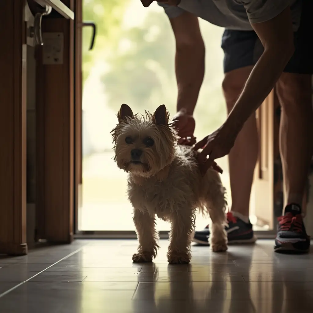 cómo limpiar patas cachorro después de paseo