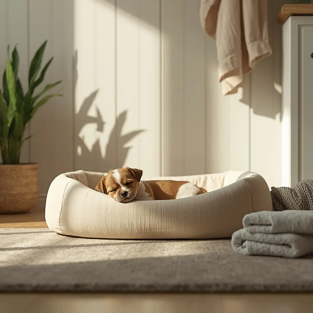 cómo limpiar zona donde duerme el cachorro