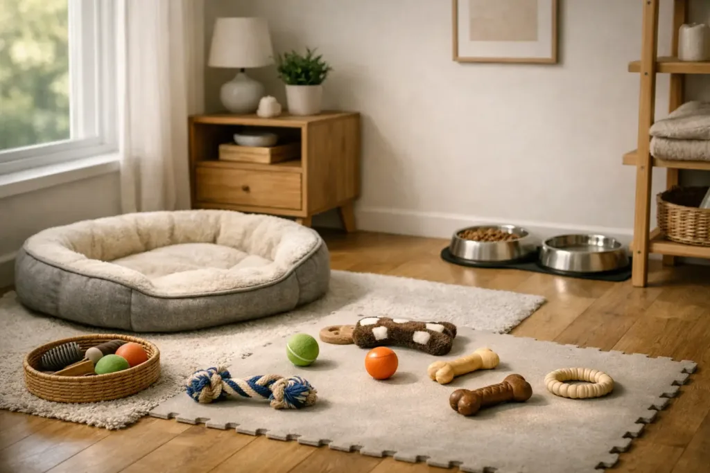 cómo preparar habitación para cachorro