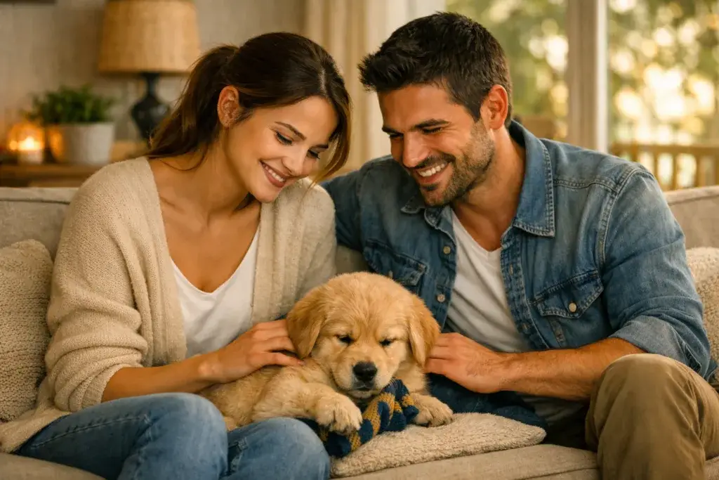 evitar reproches en pareja por el cachorro