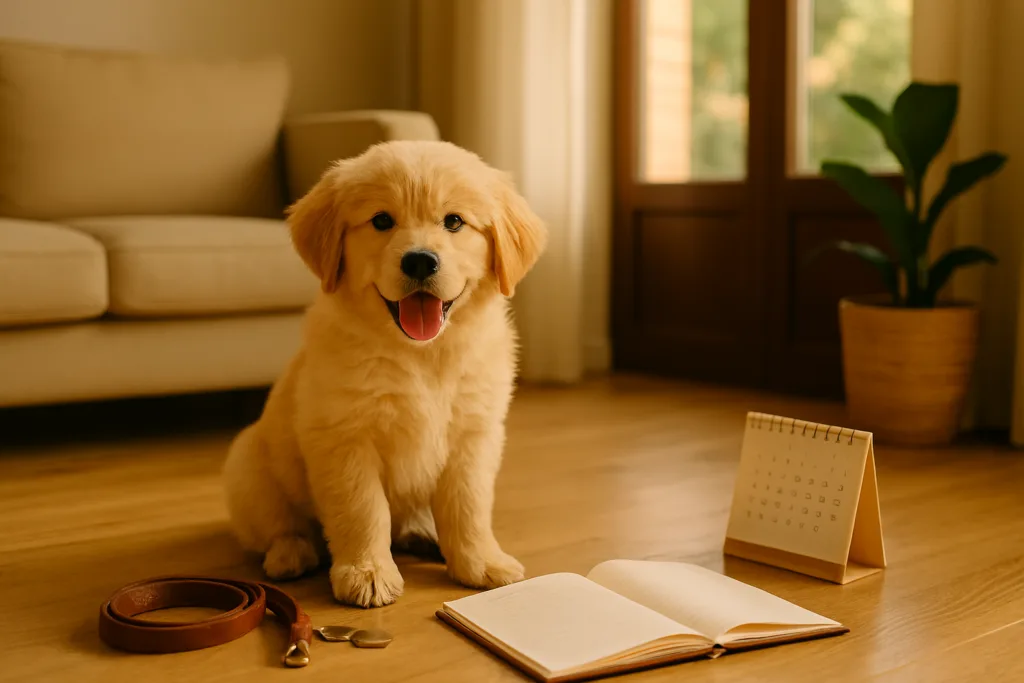 planificación anual para dueños de cachorro