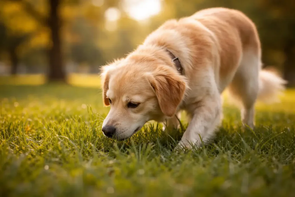 por qué los perros comen hierba