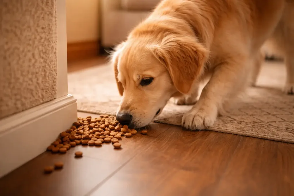 por qué los perros esconden comida