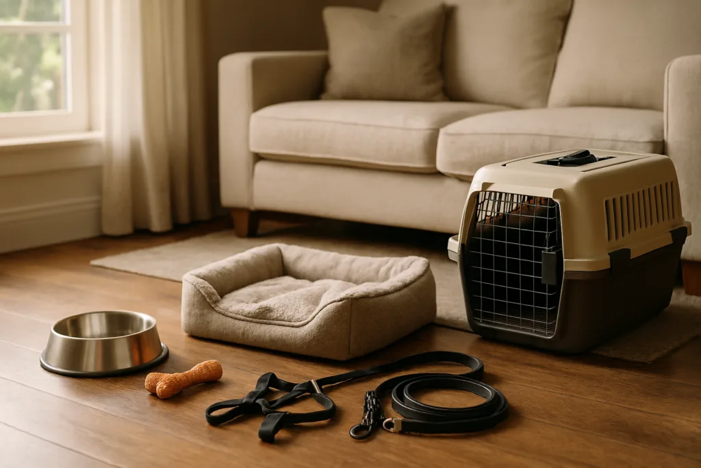 qué comprar antes de que llegue un cachorro