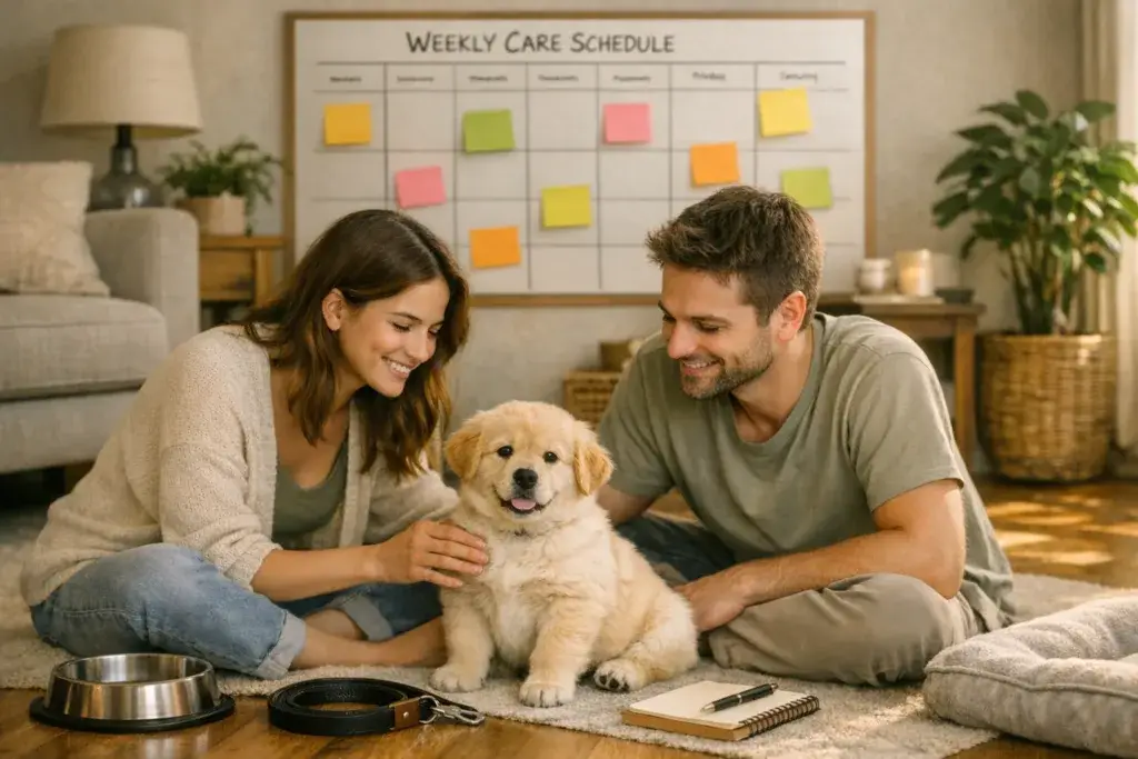 repartir responsabilidades del cachorro