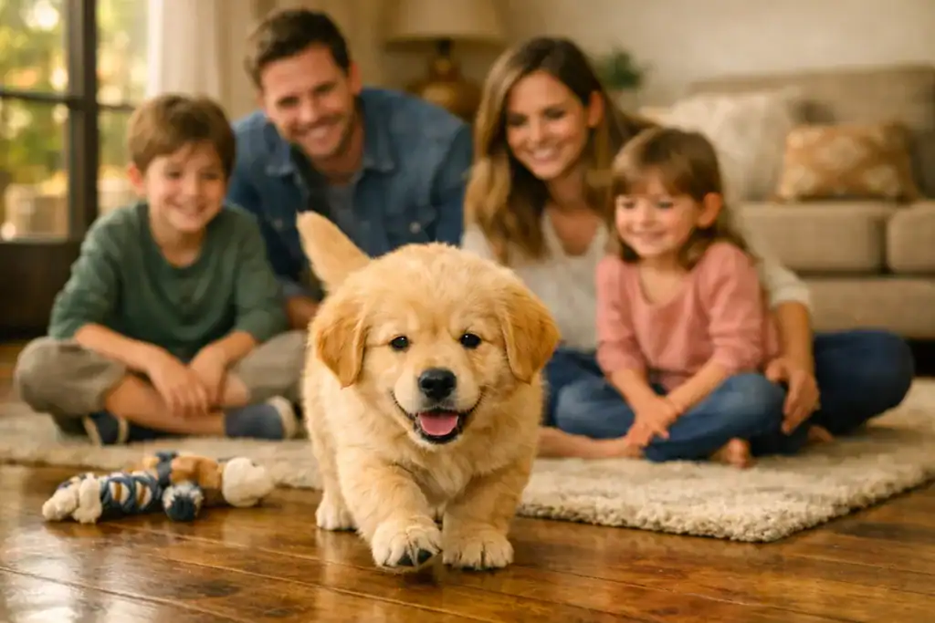 señales de buena adaptación del cachorro