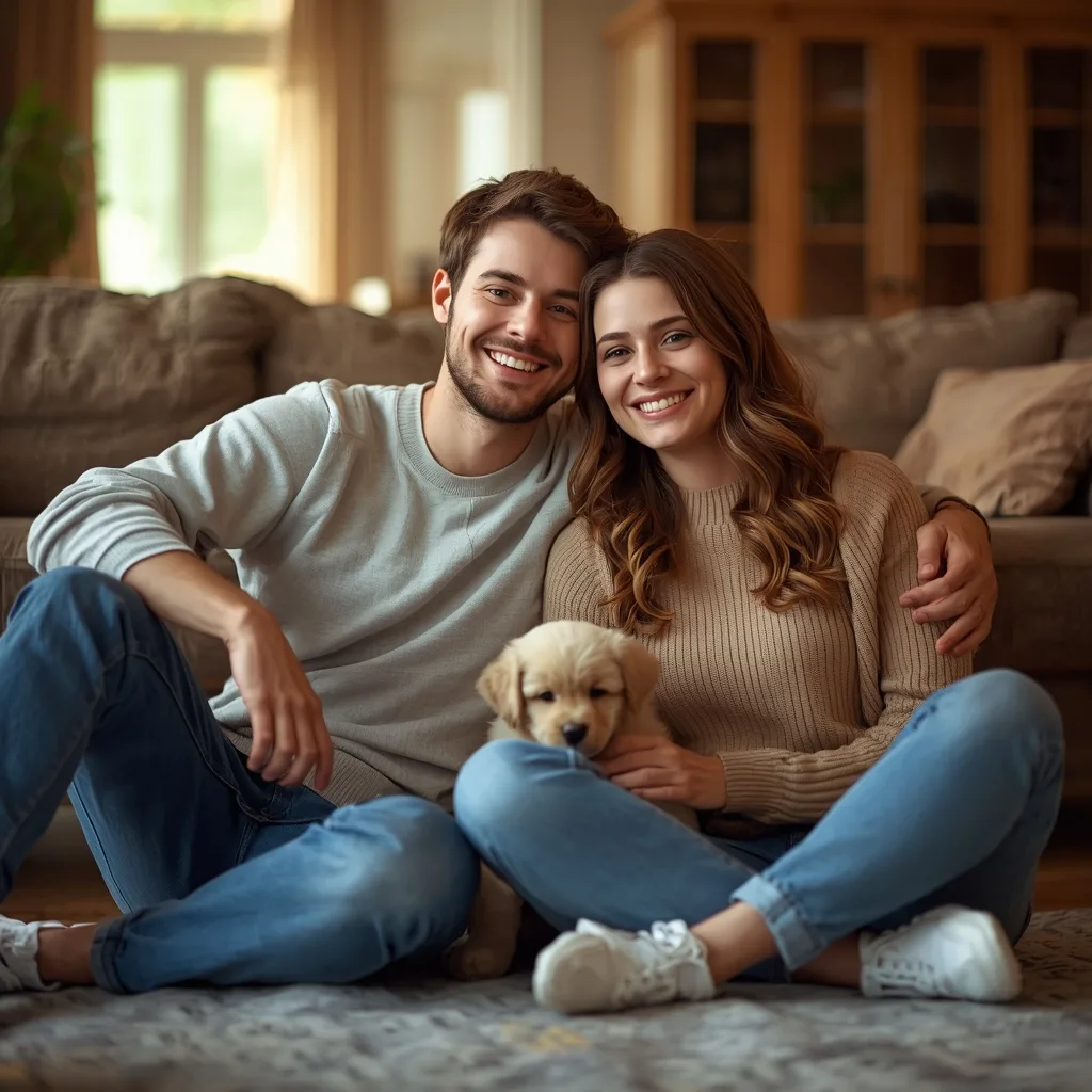tiempo de pareja después de adoptar un cachorro