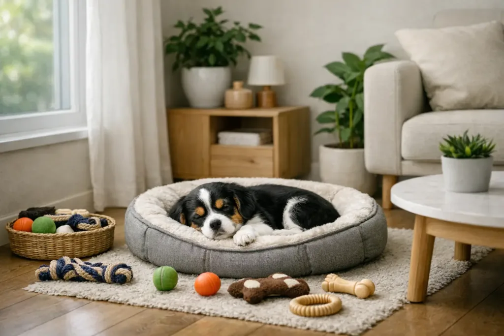 zona de descanso cachorro cómo crear