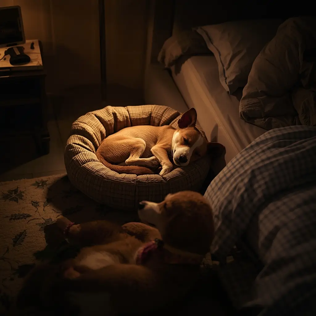 dónde debe dormir cachorro